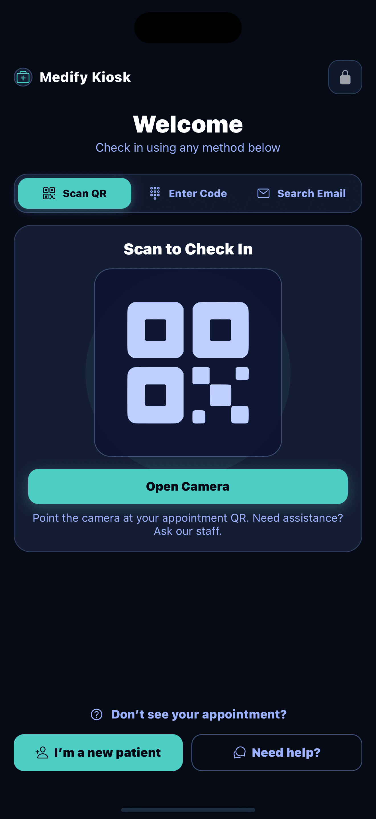 Check-In Kiosk & GFE